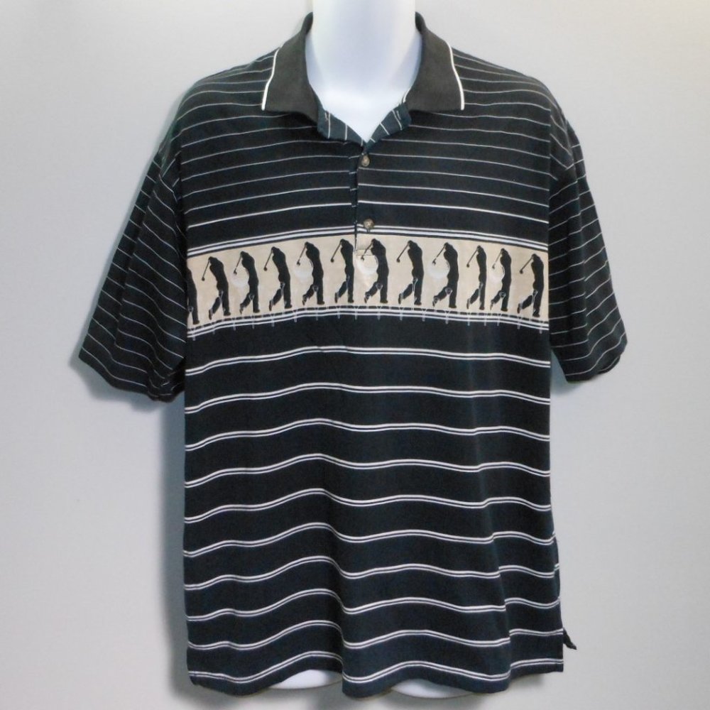 Vintage Natural Issue colorful golf shirt